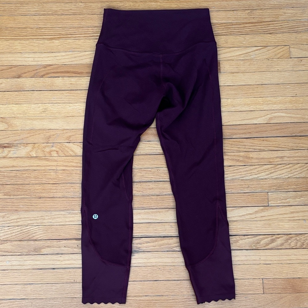 Lululemon burgundy Women's High-Waisted Purple Leggings